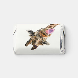 Playful Giraffe Funny Happy Birthday Hershey's Miniatures