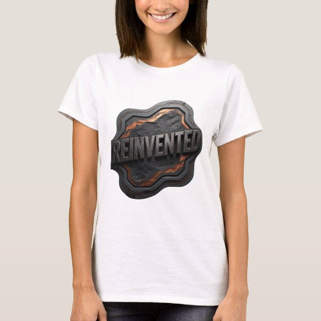 Playful Gray REINVENTED Statement Tee (Front)