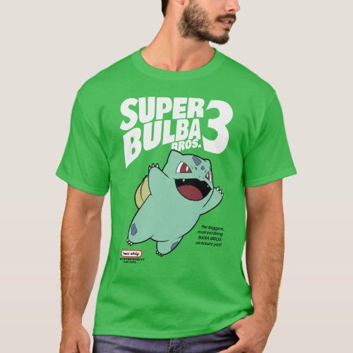 Playful Green Dinosaur Retro Game Illustration T_S T_Shirt