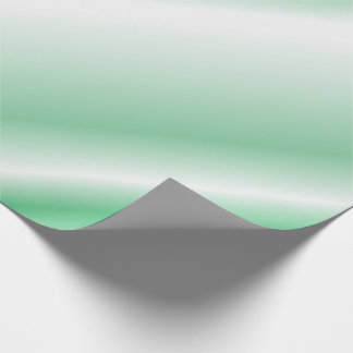 Playful Green Monochrome Shaded Diagonal Lines Wrapping Paper