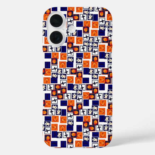 playful Halloween-themed pattern Case-Mate iPhone Case (Back)