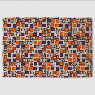 playful Halloween-themed pattern Fiber Doormat