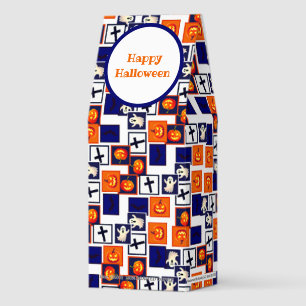 playful Halloween-themed pattern  Roasted Coffee