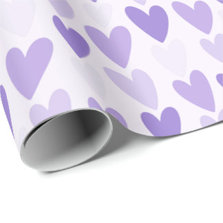 Playful Hand-Drawn Heart Pattern Wrapping Paper