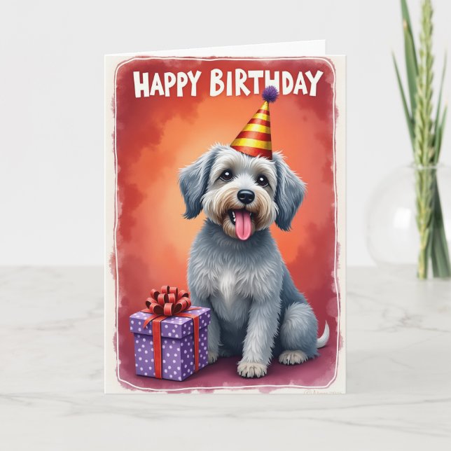Playful Hat Birthday Card (Front)