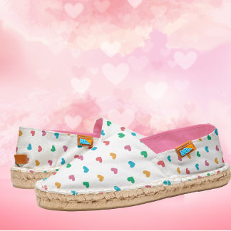 Playful Heart Pattern Espadrilles