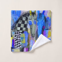 Playful Hearts And Checkerboard Horses