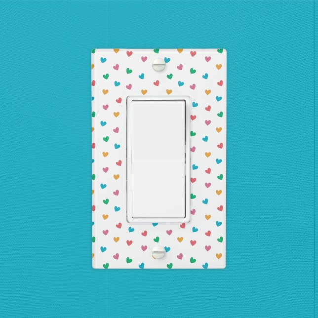 Playful Hearts Light Switch Cover (This light switch cover coordinates perfectly with decor items in our "Playful Hearts" collection.)