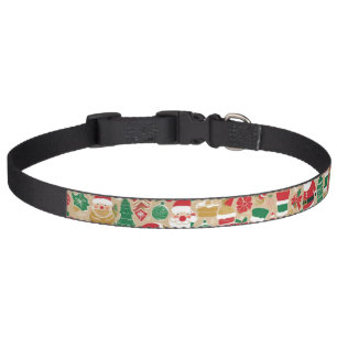 Playful Holiday Treats Dog Collar – Hand-Drawn