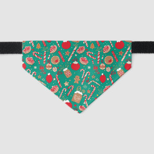 Playful Holiday Treats Pet Bandana – Whimsical Collar