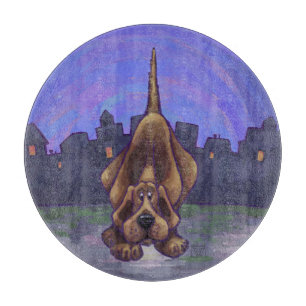 Playful Hound Dog Gifts & Accessories Cutting Board