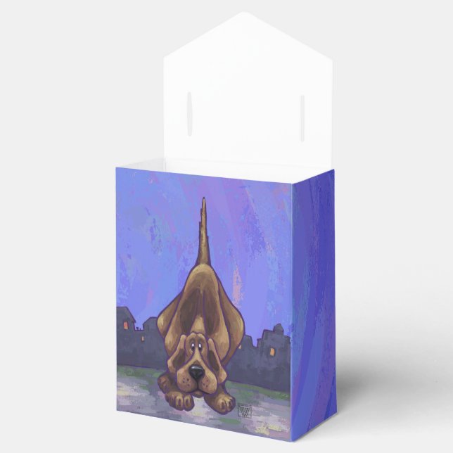 Playful Hound Dog Gifts & Accessories Favor Boxes (Opened)