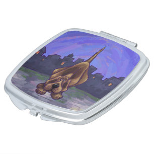 Playful Hound Dog Gifts & Accessories Mirror For Makeup