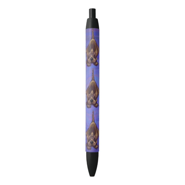 Playful Hound Dog Gifts & Accessories Pen (Front Vertical)
