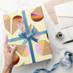 Playful Ice Cream Cone Design   Wrapping Paper