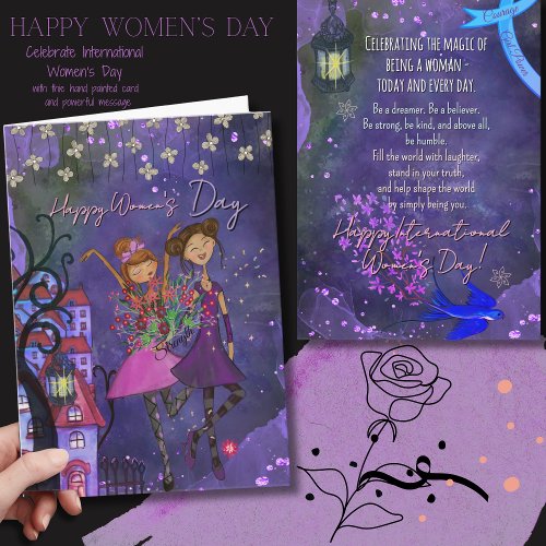 Playful International Women’s Day Celebration Card Playful International Women’s Day Celebration Card