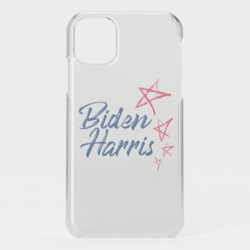 Playful joyful lively design of Biden Harris iPhone 11 Case