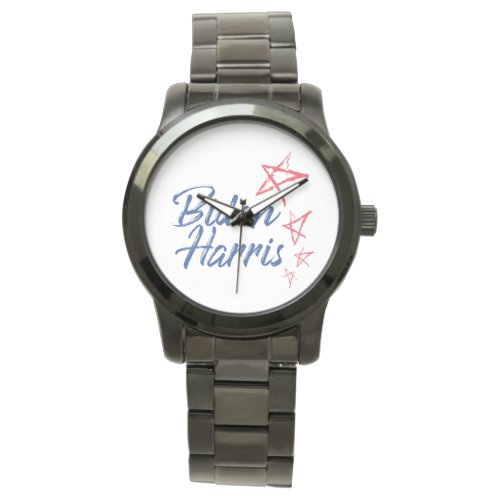 Playful joyful lively design of Biden Harris Watch