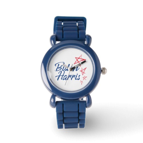 Playful joyful lively design of Biden Harris Watch