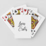 Playful, joyful, modern, cute design of Love Cats Playing Cards