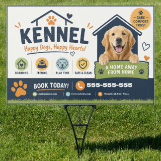 Playful Kennel | Custom Dog Boarding Sign