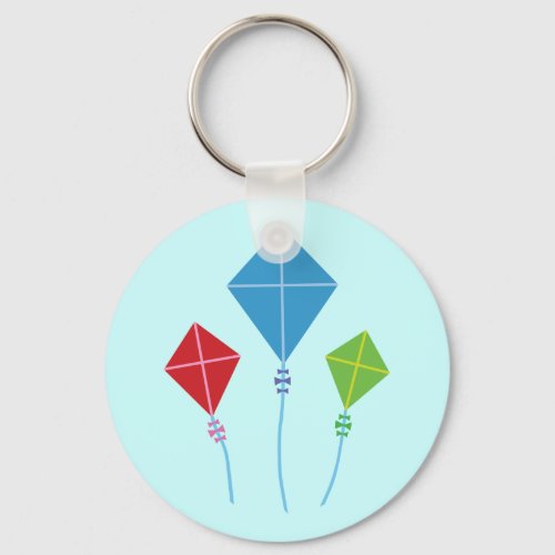 Playful Kites Keychain