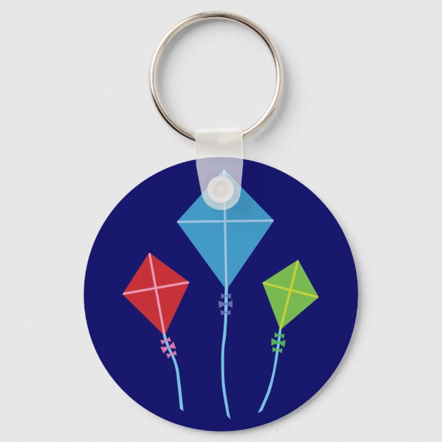 Playful Kites Keychain (Front)