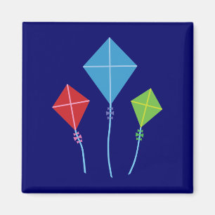 Playful Kites Magnet