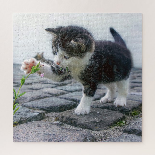 Playful Kitten Jigsaw Puzzle (Vertical)