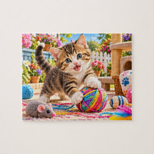 Playful Kitten Jigsaw Puzzle