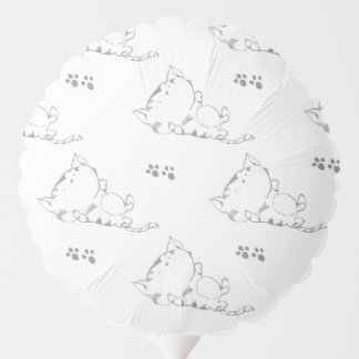 Playful Kitten - Today's the day! Balloon