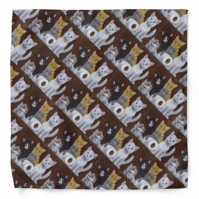 Playful Kittens Bandana (Front)