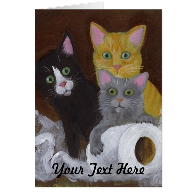 Playful Kittens Cards (Front)