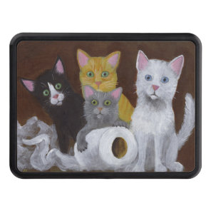 Playful Kittens Hitch Cover