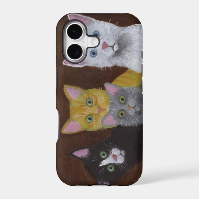 Playful Kittens Iphone Case (Back)