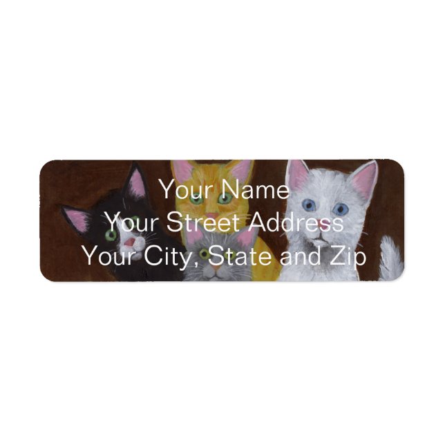 Playful Kittens Label (Front)