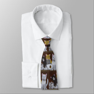 Playful Kittens Neck Tie