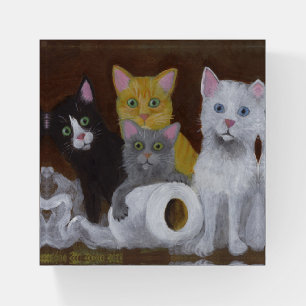 Playful Kittens Paperweight