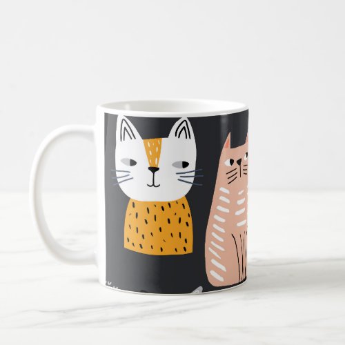 Playful Kittens Whimsical Weaves Coffee Mug