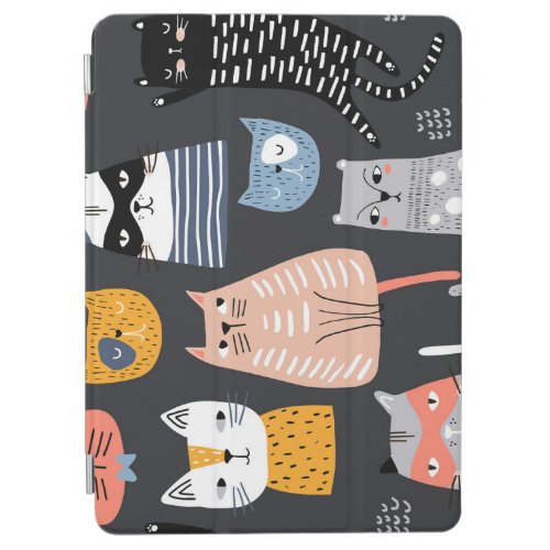 Playful Kittens Whimsical Weaves iPad Air Cover