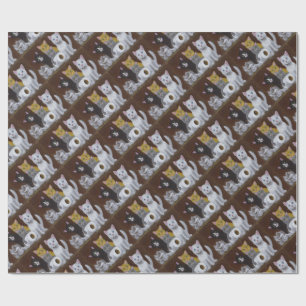 Playful Kittens Wrapping Paper
