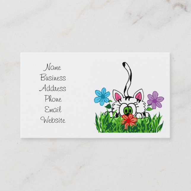 Playful kitty Business Card