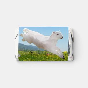 Playful Leaping Lambs Easter Hershey's Miniatures