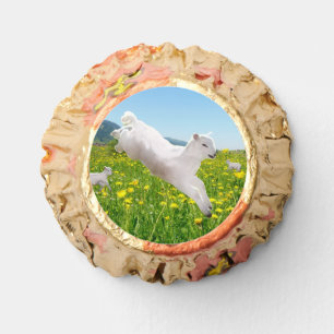 Playful Leaping Lambs Easter   Reese's Peanut Butter Cups