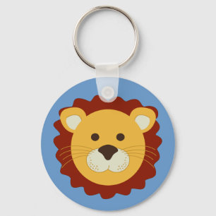 Playful Lion Keychain