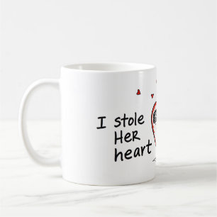 Playful Love: Stolen Hearts Design Coffee Mug