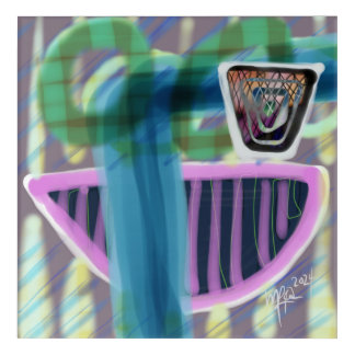Playful Memphis Mood Abstract Limited Edition Acrylic Print