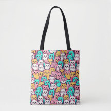 Playful Minimalist Cats in Multi-Colored Pastels