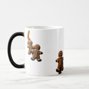 Playful Minimalist Gingerbread Spice Color Morph Mug