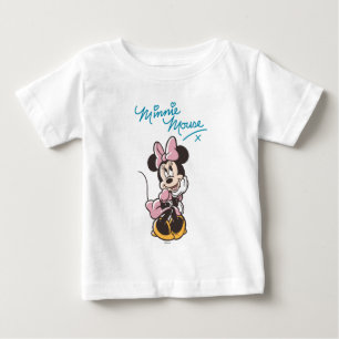 Playful Minnie Mouse Polka Dot Daydream Baby T-Shirt